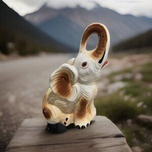 Vintage Lusterware Elephant Made‎ in Brazil